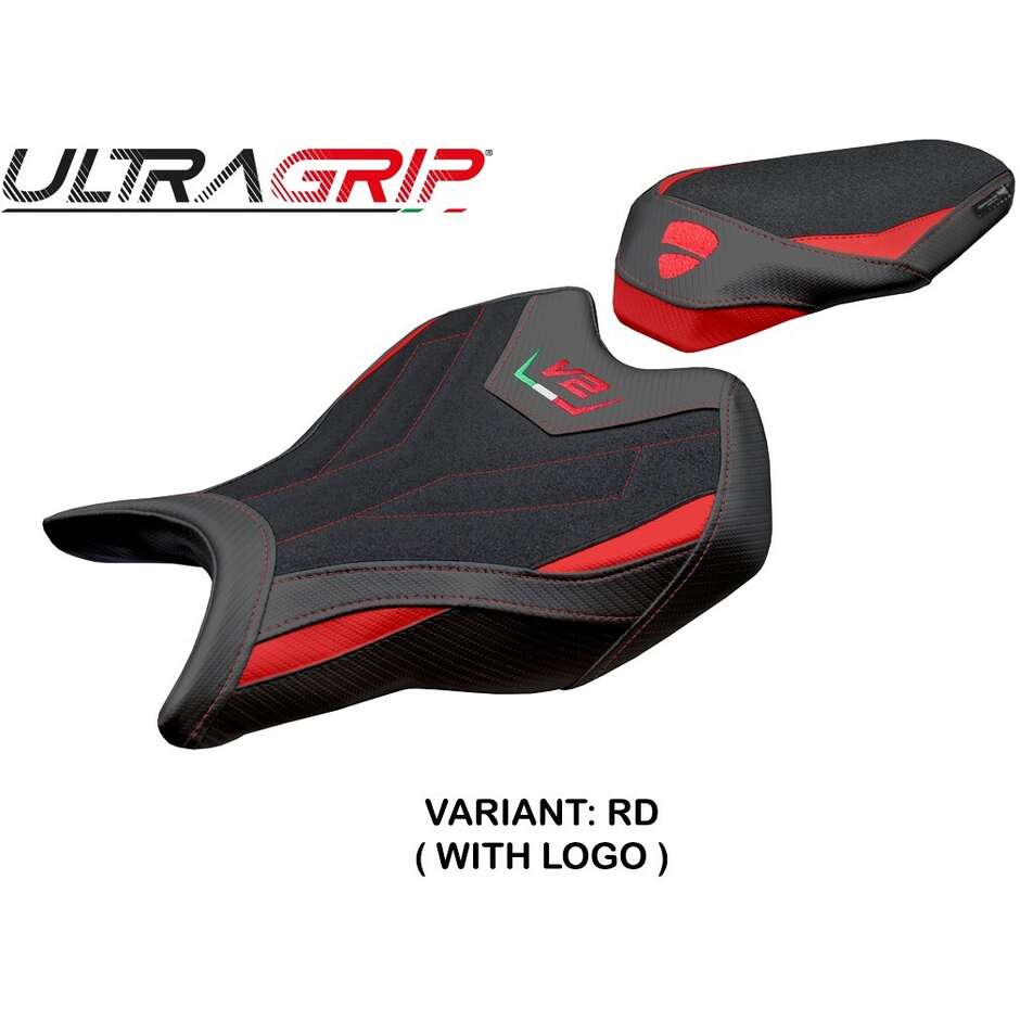 TPZ Italia Sitzbezug speziell für Ducati Streetfighter V2 2025 Roveri Ultragrip Modell