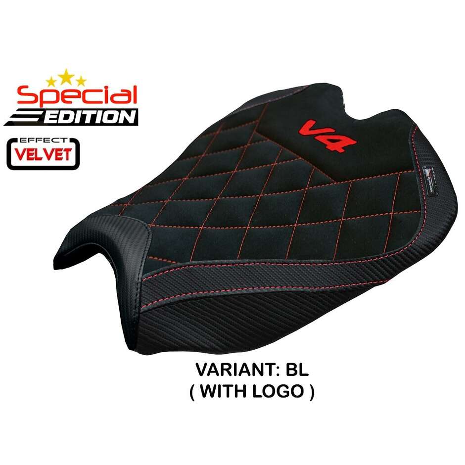 TPZ Italia Sitzbezug speziell für Ducati Streetfighter V4 2025 Modell Alcara Special Edition