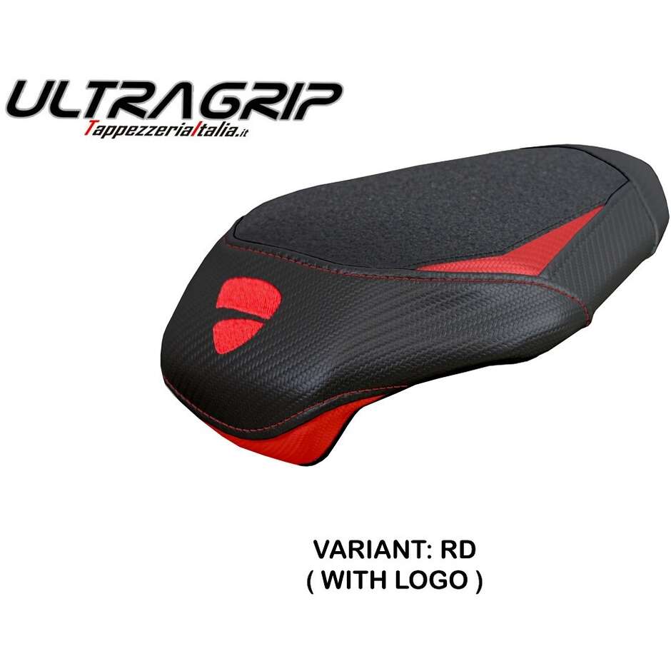 TPZ Italia Sitzbezug speziell für Ducati Streetfighter V4, Modell 2025, Alcara Pass Ultragrip