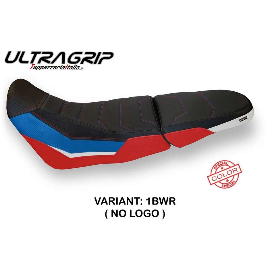 TPZ Italia Sitzbezug speziell für Honda Africa Twin 1000 Adventure (Modelljahre 2018–2019), Sonderfarbe Ufa 2, Ultragrip