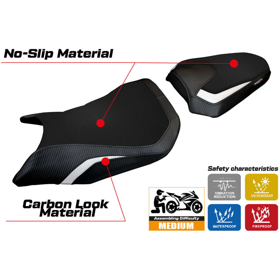TPZ Italia Sitzbezug speziell für Honda CB 500 Hornet 2024-2025 Modell Tomori