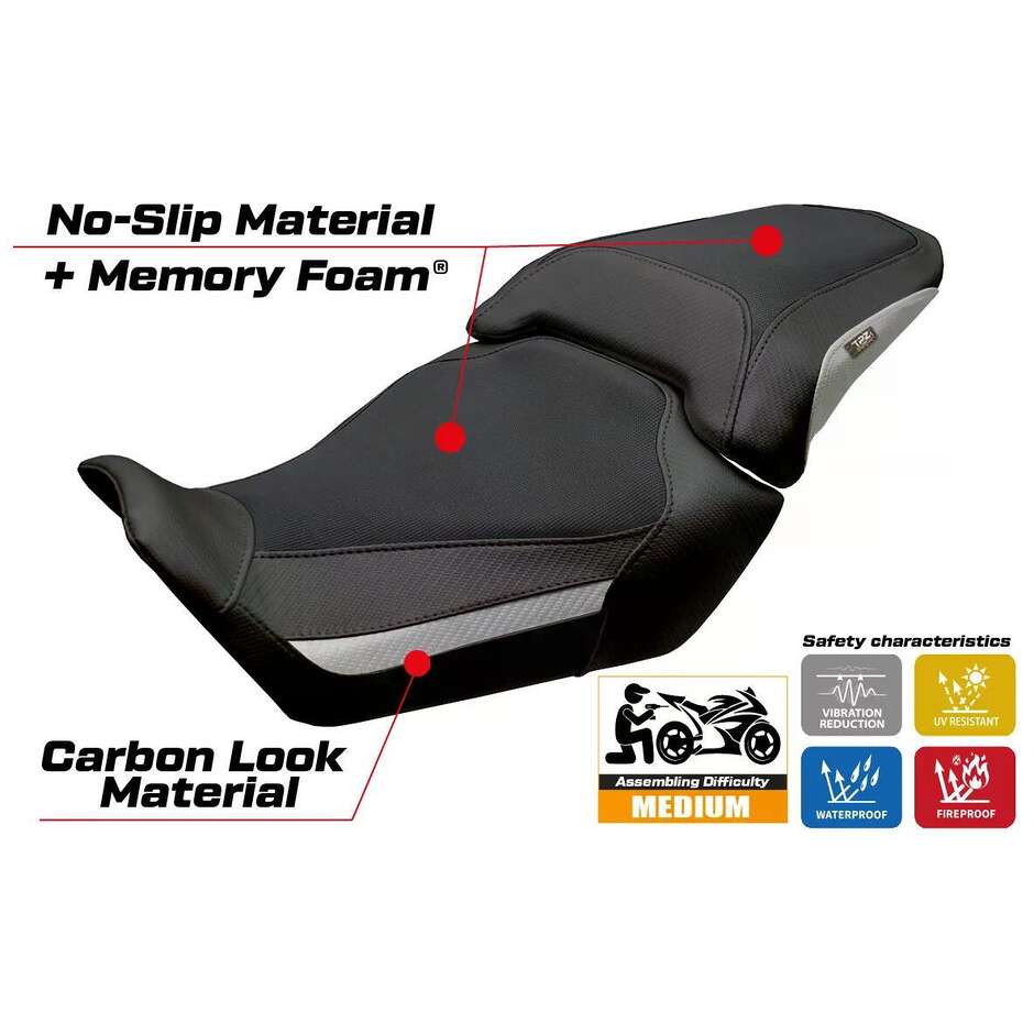 TPZ Italia Sitzbezug speziell für Honda CB 650 R 2024-2026 Kawai Komfortsystem Modell