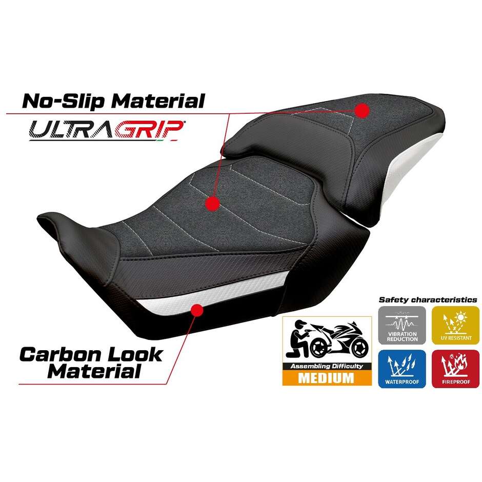 TPZ Italia Sitzbezug speziell für Honda CBR 650 R 2024-2026 Modell Mali Ultragrip