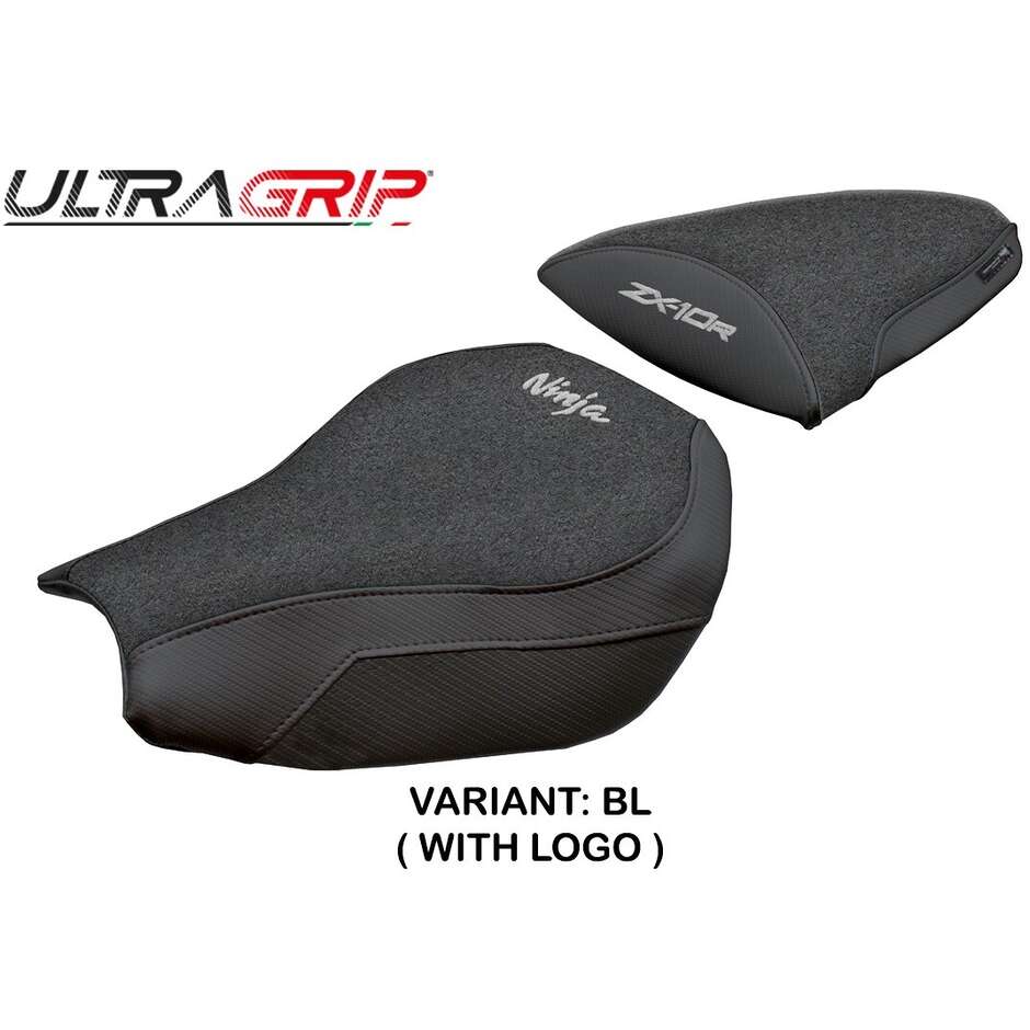 TPZ Italia Sitzbezug speziell für Kawasaki Ninja ZX 10 R 2006-2007 Goku Ultragrip Modell
