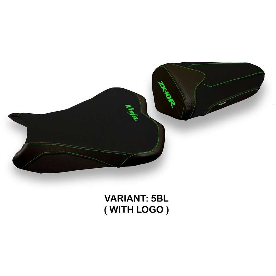 TPZ Italia Sitzbezug speziell für Kawasaki Ninja ZX 10 R 2008 - 2010 Modellreihe 2