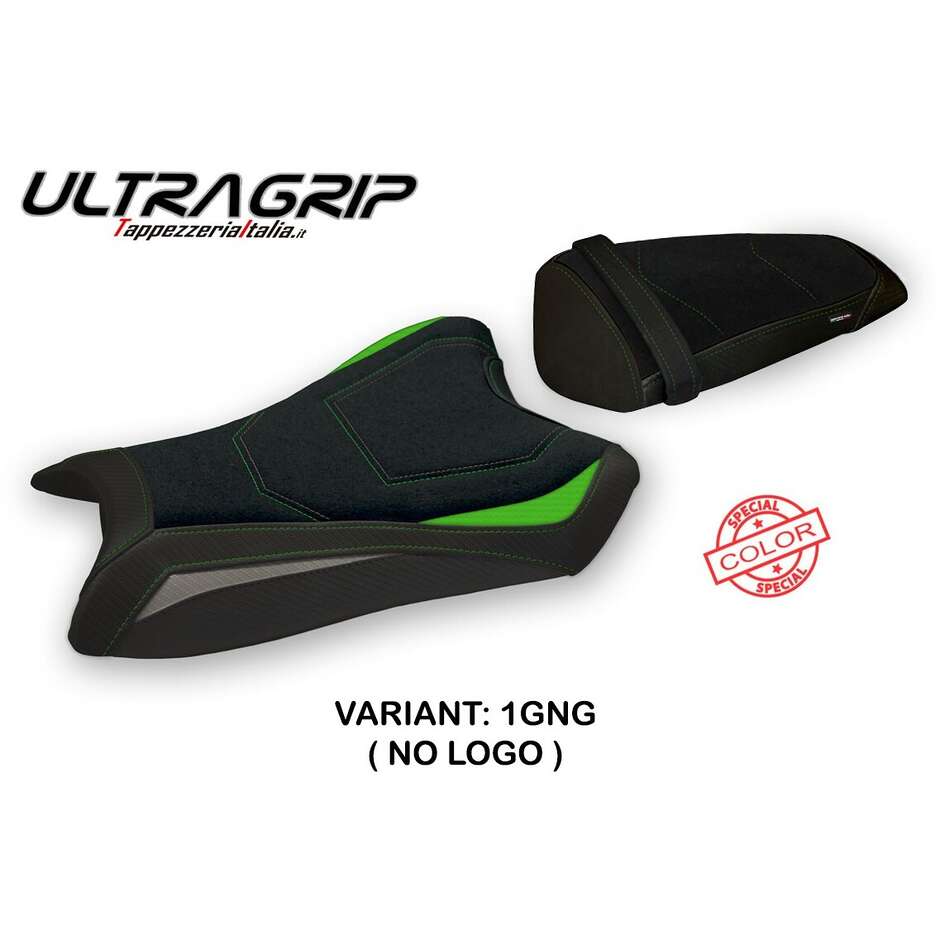 TPZ Italia Sitzbezug speziell für Kawasaki Ninja ZX 10 R (Modelljahre 2011–2015), Farbe: Rasht Special Color Ultragrip