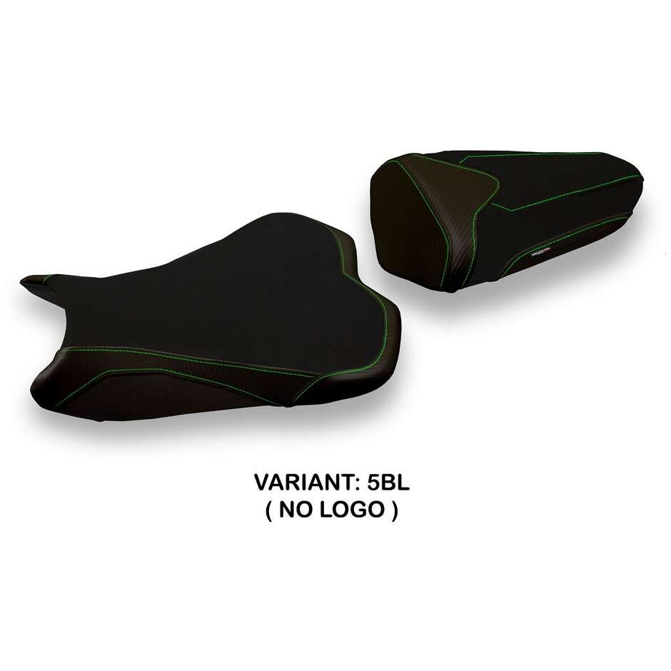 TPZ Italia Sitzbezug speziell für Kawasaki Ninja ZX 6 R 2009 - 2012 Modell Sandy 2