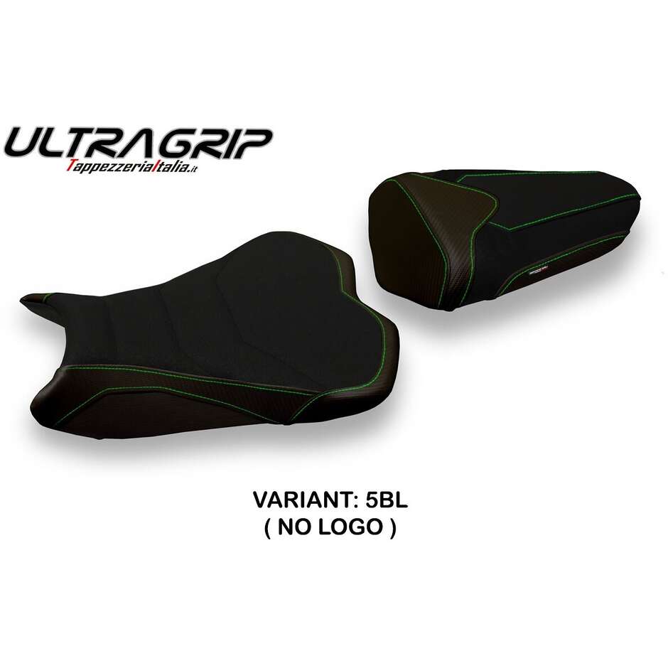 TPZ Italia Sitzbezug speziell für Kawasaki Ninja ZX 6 R (Modelljahre 2013–2018), Pune 2 Ultragrip