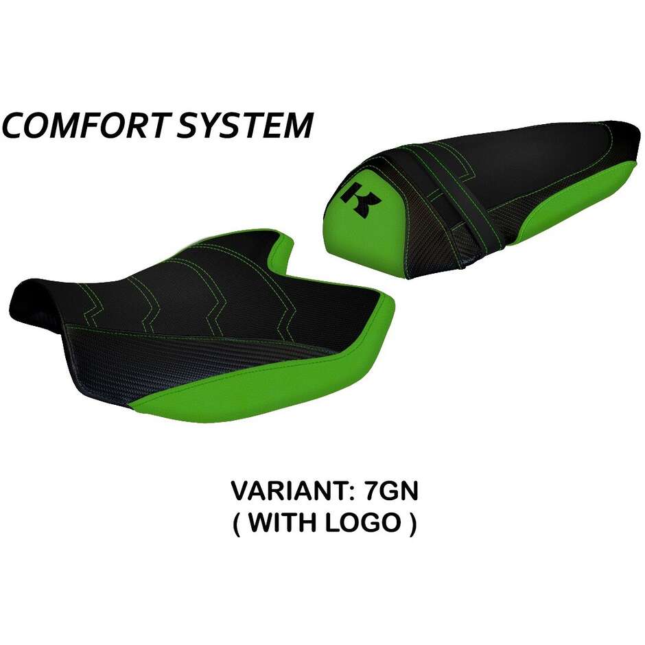 TPZ Italia Sitzbezug speziell für Kawasaki Z 1000 (Modelljahre 2007–2009) Amatrice 2 Komfortsystem