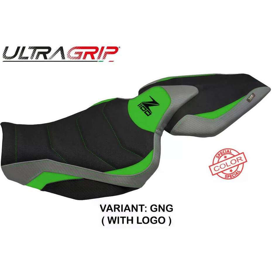 TPZ Italia Sitzbezug speziell für Kawasaki Z 1100 Modell 2026 Sagat Ultragrip