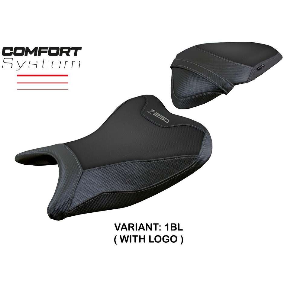 TPZ Italia Sitzbezug speziell für Kawasaki Z 250 Modell 2019 - 2020 Abrantes Comfort System