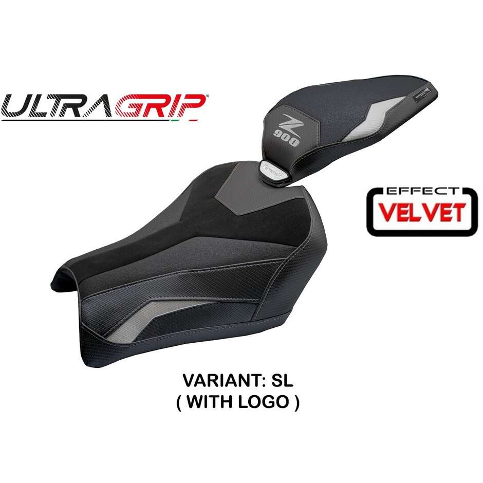 TPZ Italia Sitzbezug speziell für Kawasaki Z 900, Baujahr 2025, Uchiko Velvet Ultragrip