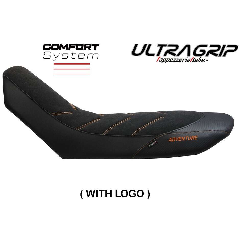 TPZ Italia Sitzbezug speziell für KTM 950 - 990 Adventure (Modelljahre 2003 - 2012) mit Mineri Ultragrip Komfortsystem