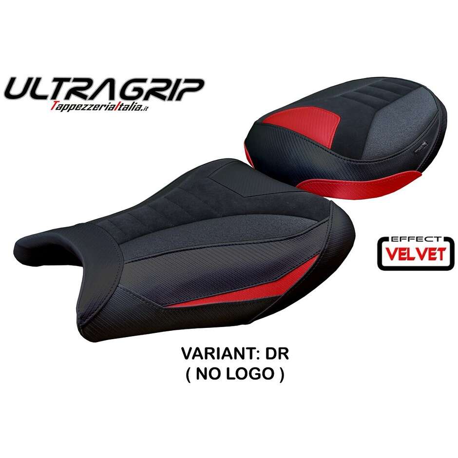 TPZ Italia Sitzbezug speziell für Suzuki GSX R 1300 Hayabusa (Modelljahre 2008–2020), japanisches Samt-Ultragip-Material