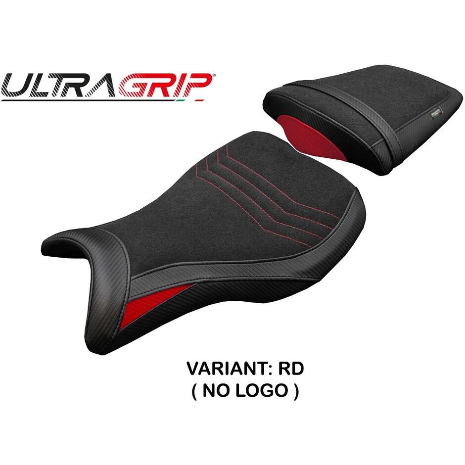 TPZ Italia Sitzbezug speziell für Triumph Daytona 675R (Modelljahre 2006–2012) mit Ripley Ultragrip-Sockel