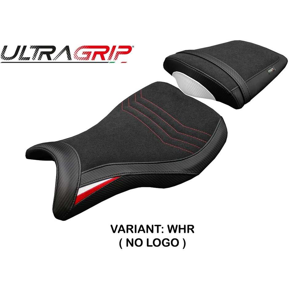 TPZ Italia Sitzbezug speziell für Triumph Daytona 675R (Modelljahre 2006–2012) mit Ripley Ultragrip-Sockel
