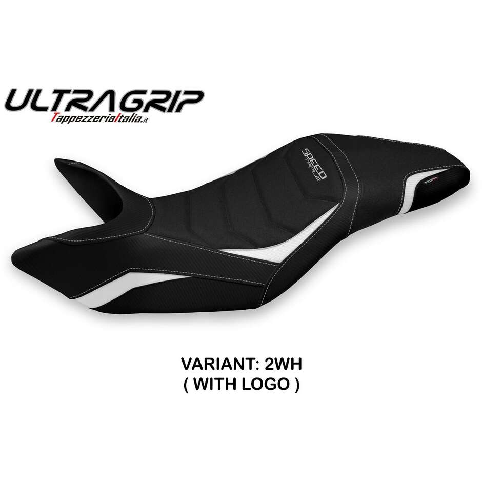 TPZ Italia Sitzbezug speziell für Triumph Speed Triple 2011 - 2015 Modell Nisko 1 Ultragrip
