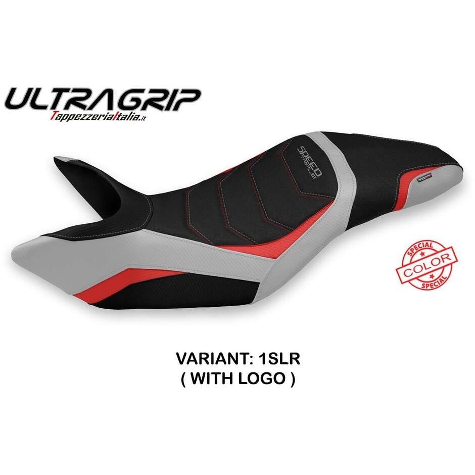 TPZ Italia Sitzbezug speziell für Triumph Speed Triple Modelle 2011–2015, Nisko Sonderfarbe Ultragrip