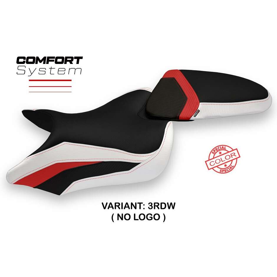TPZ Italia Sitzbezug speziell für Triumph Speed Triple Modelle 2016 - 2021, Sonderfarbe, Komfortsystem, Jerseys