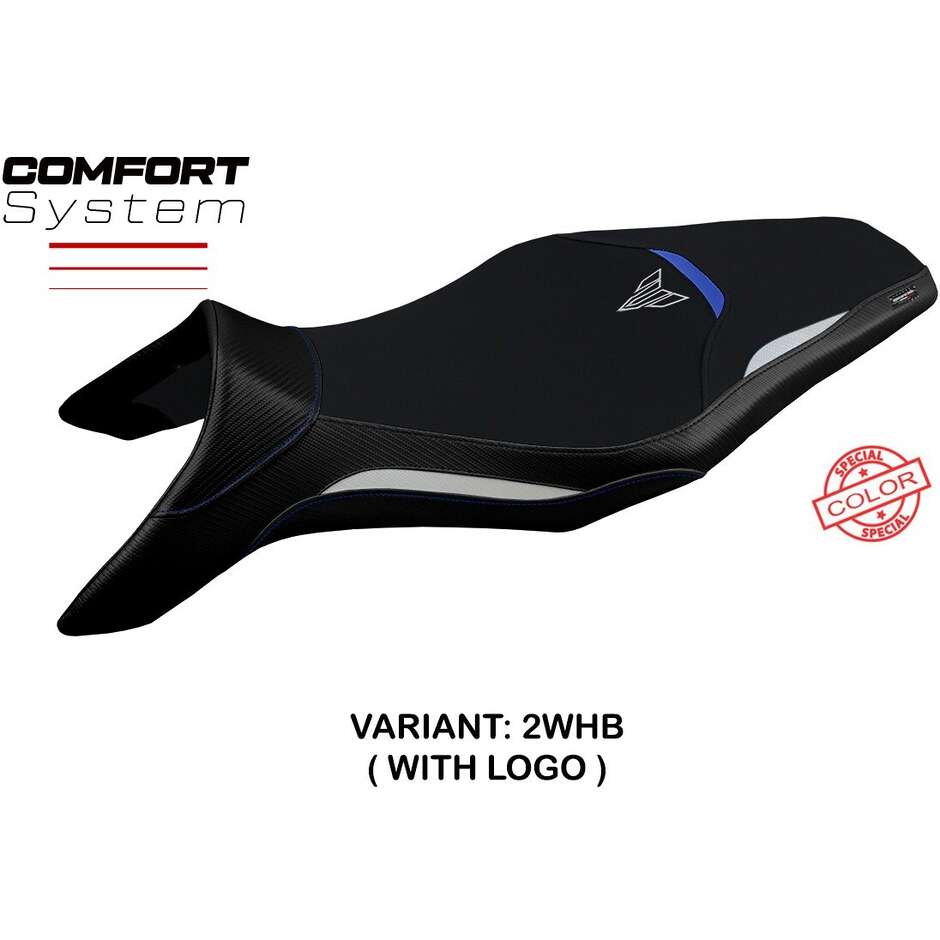 TPZ Italia Sitzbezug speziell für Yamaha MT-09 (Modelljahre 2013–2020), Asha-Sonderfarbe, Komfortsystem