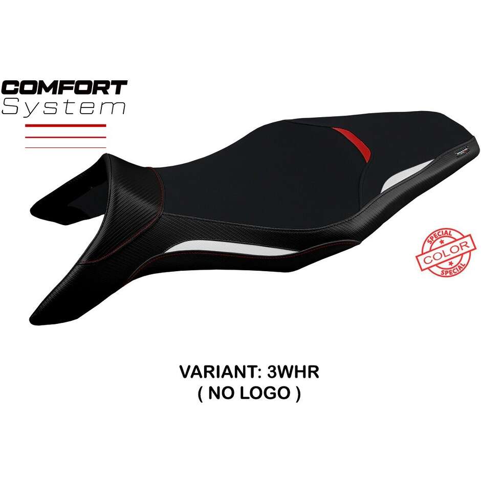 TPZ Italia Sitzbezug speziell für Yamaha MT-09 (Modelljahre 2013–2020), Asha-Sonderfarbe, Komfortsystem