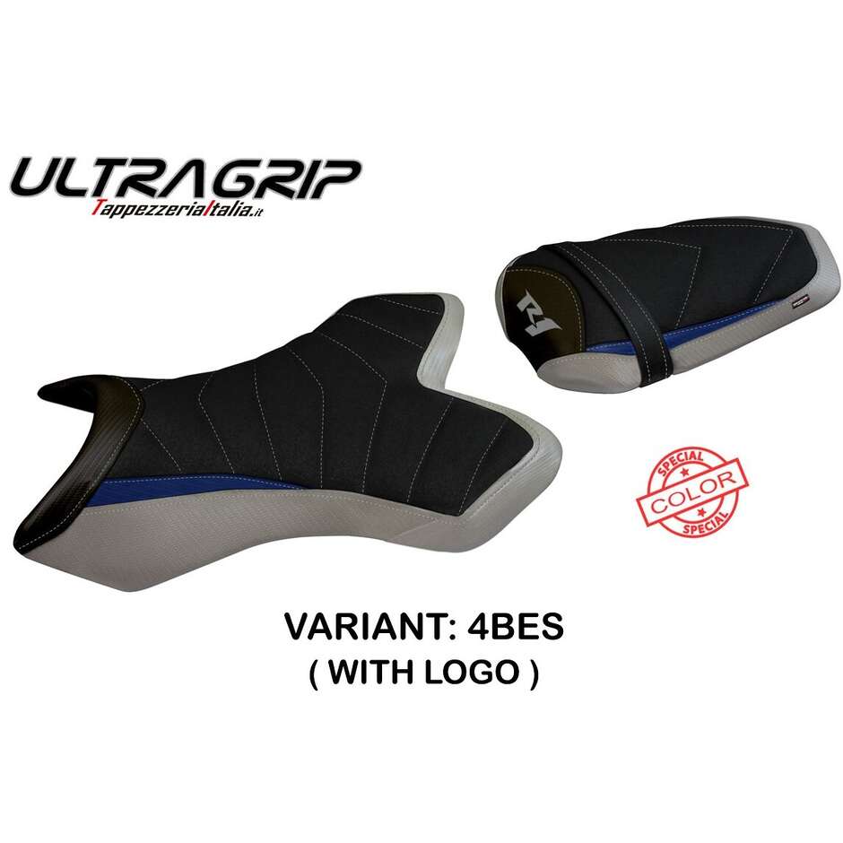 TPZ Italia Sitzbezug speziell für Yamaha R1 2004 - 2006 Modell Tolone Sonderfarbe 1 Ultragrip