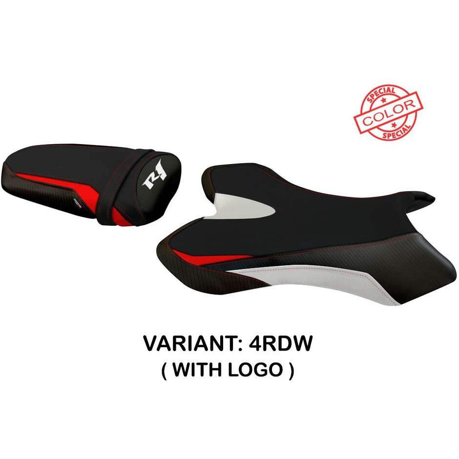 TPZ Italia Sitzbezug speziell für Yamaha R1 (Modelljahre 2004–2006), Farbe Argo Special
