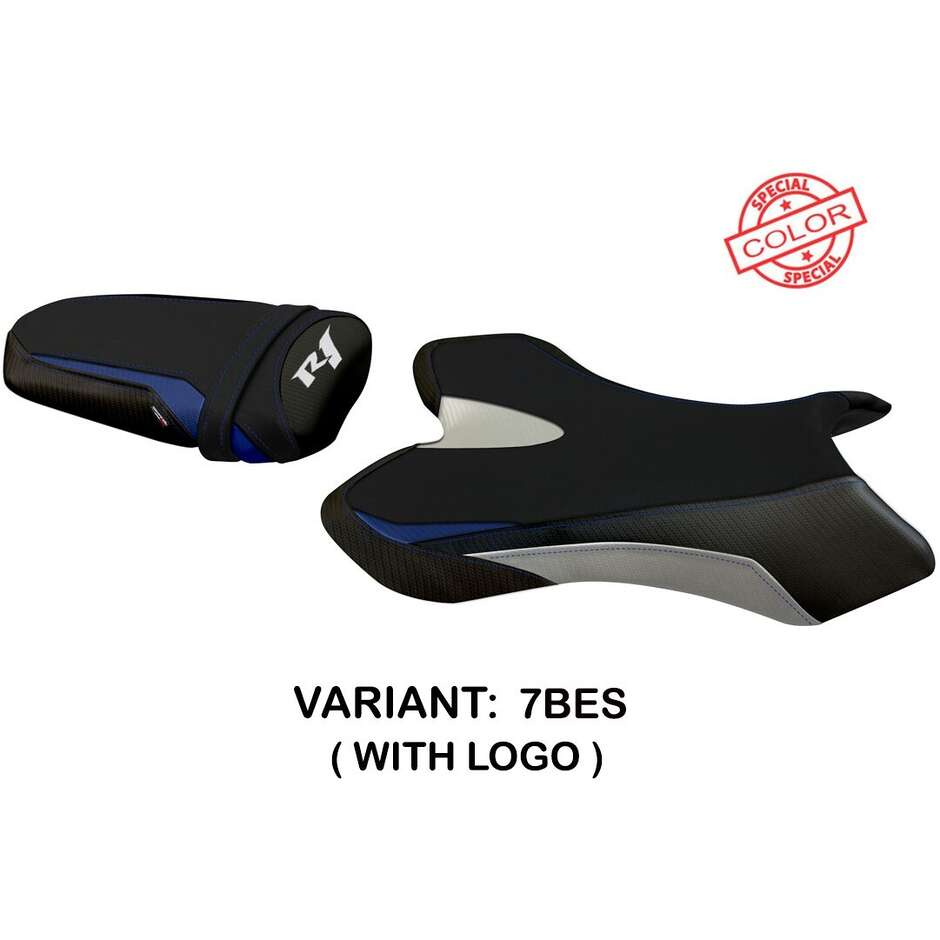TPZ Italia Sitzbezug speziell für Yamaha R1 (Modelljahre 2004–2006), Farbe Argo Special