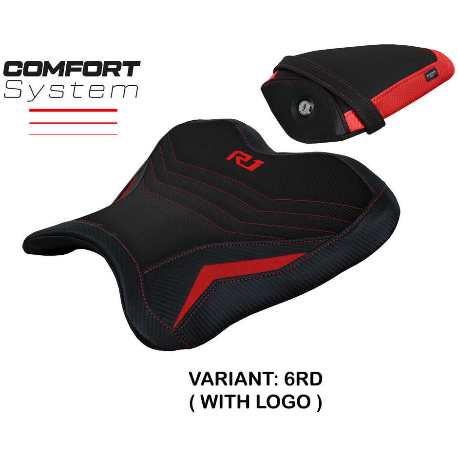 TPZ Italia Sitzbezug speziell für Yamaha R1 (Modelljahre 2015–2025) mit Kagran-Komfortsystem