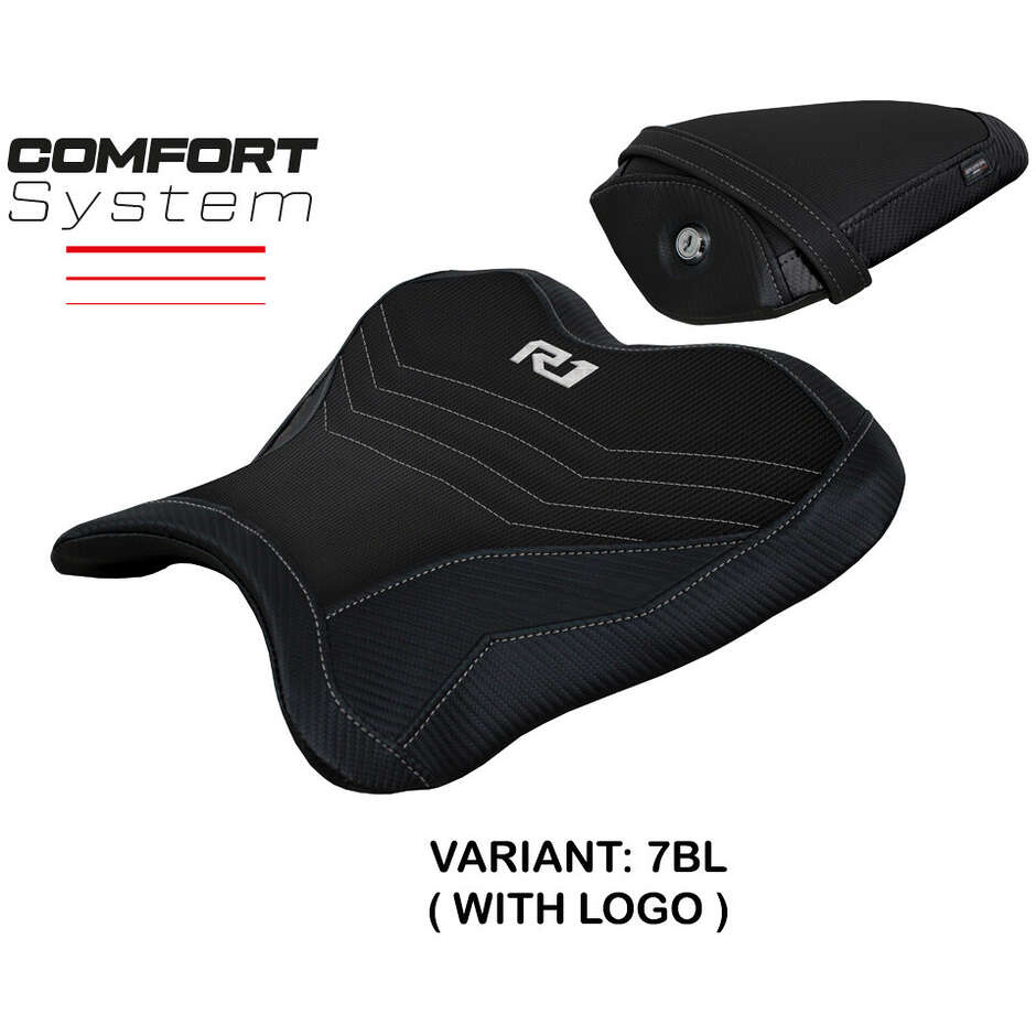 TPZ Italia Sitzbezug speziell für Yamaha R1 (Modelljahre 2015–2025) mit Kagran-Komfortsystem