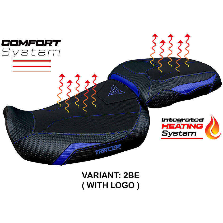 TPZ Italia Sitzbezug speziell für Yamaha Tracer 9-9GT 2021 - 2024 - Heizkomfortsystem