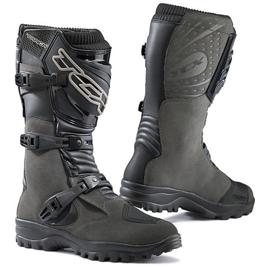 Track Ages Tcx Motorcycle Boots Waterproof Grey