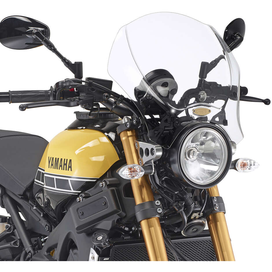 Transparent windshield Givi 140A For Motorcycles BENELLI; BRIXTON; FANTIC; HONDA; KEEWAY; MOTO GUZZI; MOTO MORINI; ROYAL ENFIELD; TRIUMPH; YAMAHA