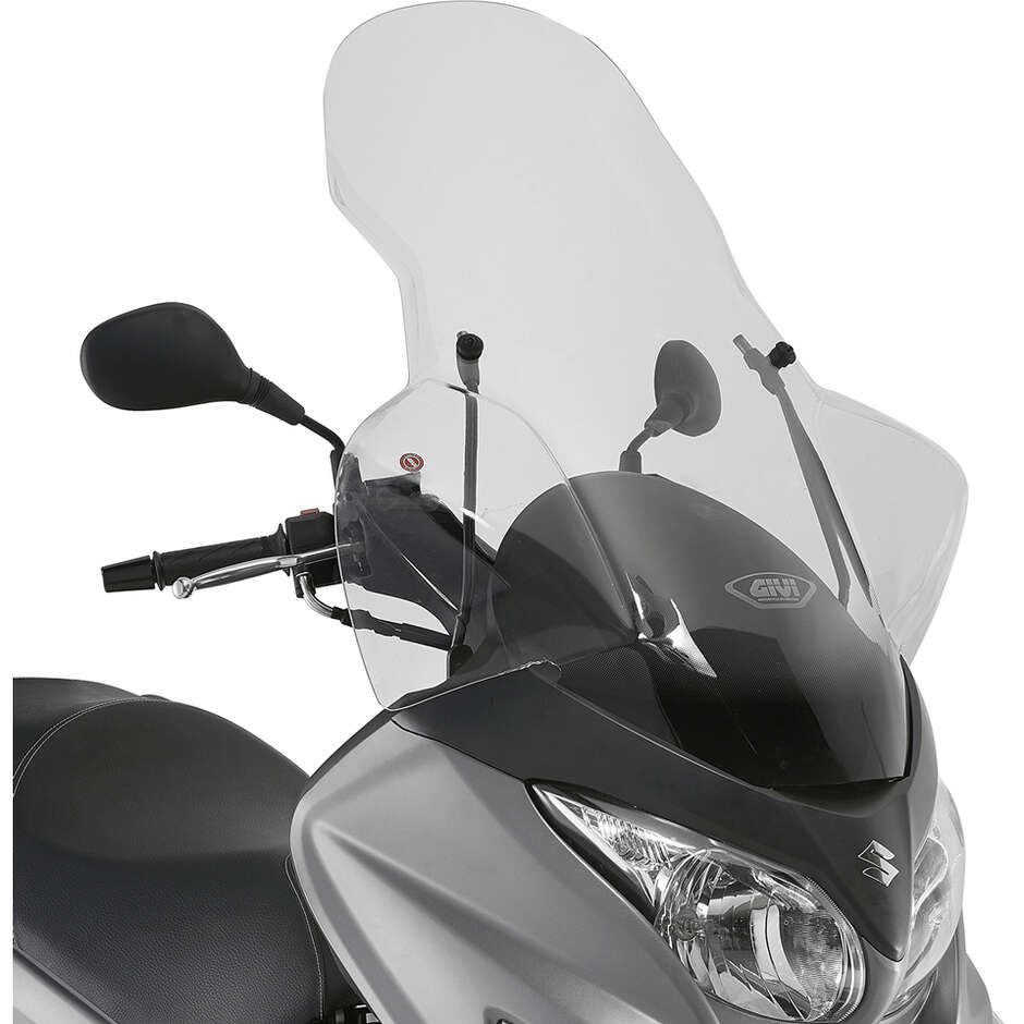 Transparent windshield Givi 3106DT For SUZUKI Burgman 125-200 (06 > 13) / Burgman 125-200 ABS (14 > 21)