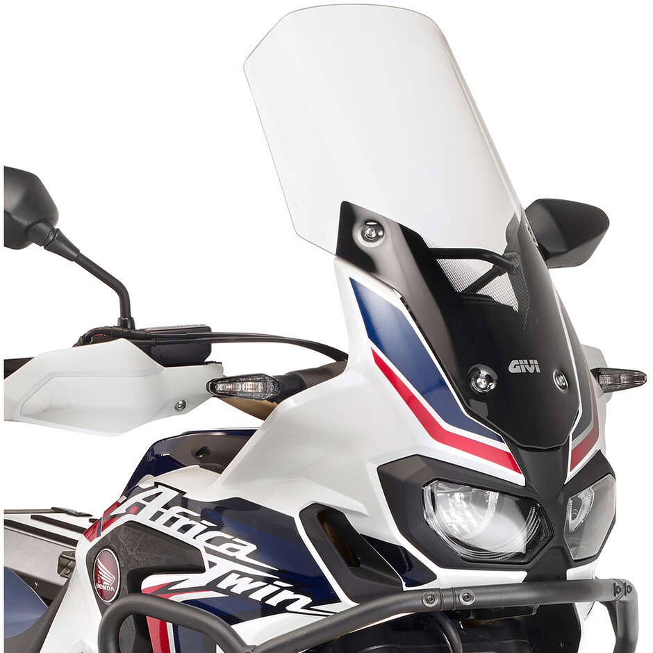 Transparent windshield Givi D1144ST For HONDA CRF1000L Africa Twin (16 > 19); CRF1000L Africa Twin Adventure Sports (18 > 19)