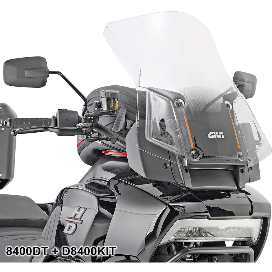 Givi 8400DT transparent windshield For HARLEY DAVIDSON Pan America 1250 (21 > 24)