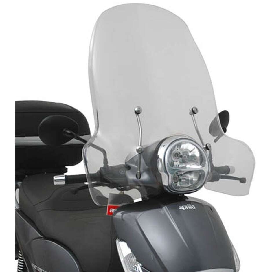 Transparente Windschutzscheibe Givi 130A für APRILIA Scarabeo 250-300 (07 > 16); Scarabeo 400-500 (06 > 12)