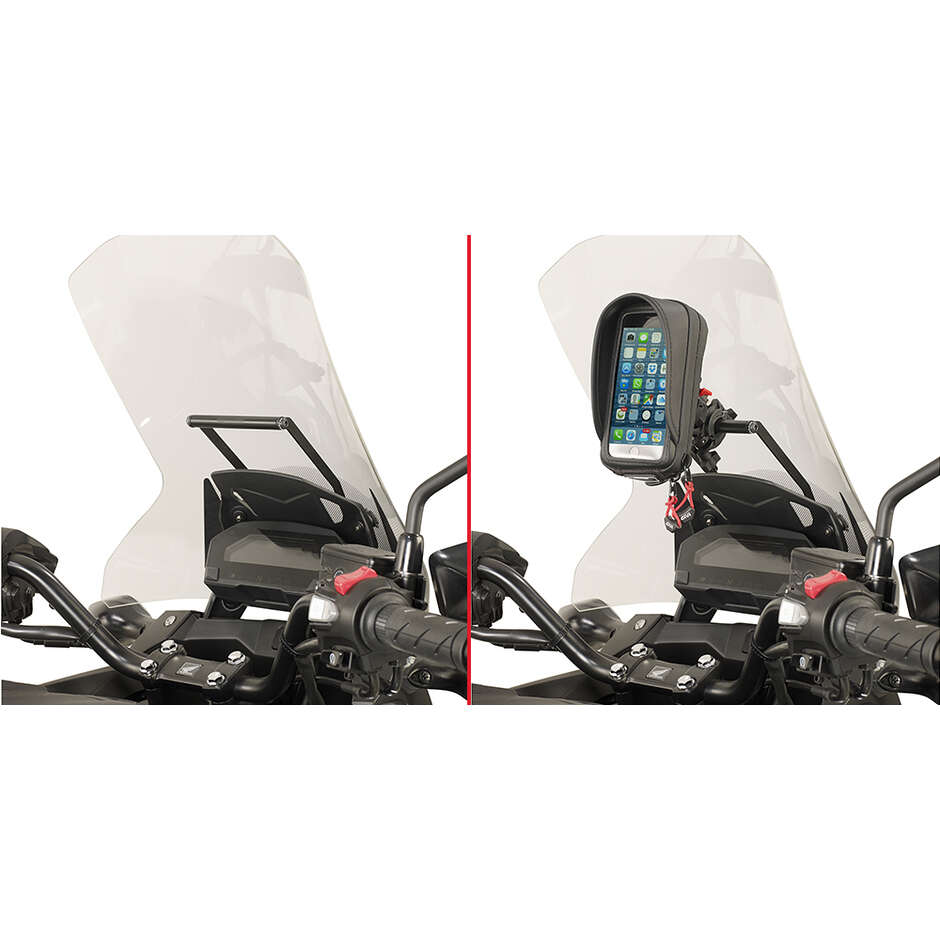 Traversino da montare dietro il cupolino per installare S902A, S920M, S920L, S95KIT e porta GPS-smartphone Givi FB1146 Per HONDA NC750X (16 > 20)