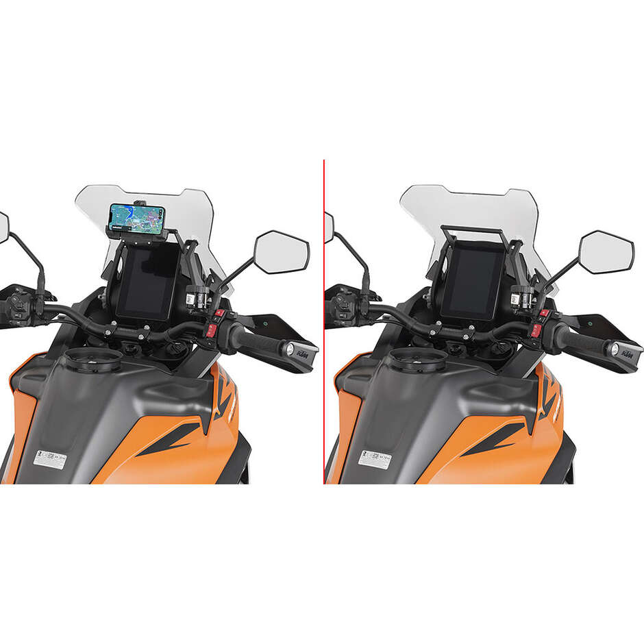 Traversino da Montare Dietro il Cupolino per Supporti GPS e Smartphone Givi FB7719 Per KTM 1390 SUPER ADVENTURE S (26)