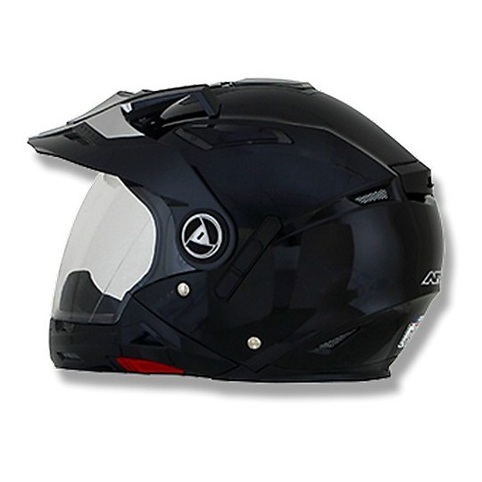 Trennen Motorrad-Sturzhelm AFX FX-55 Solide Gloss Black