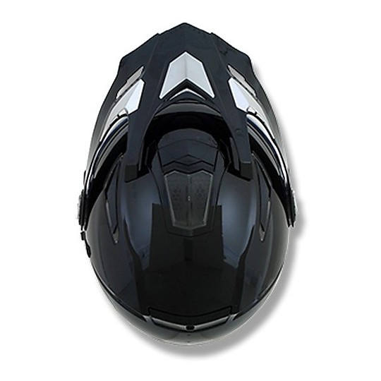 Trennen Motorrad-Sturzhelm AFX FX-55 Solide Gloss Black
