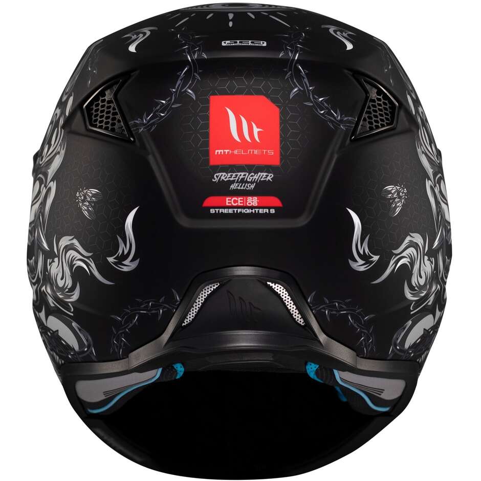 Trial Motorcycle Helmet Mt Helmets STREETFIGHTER SV S HELLISH B2 Matt
