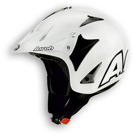 Trial off road motorcycle helmet Airoh Evergreen Color White