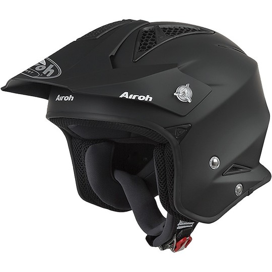 Trial off road motorcycle helmet Airoh TRR S Color Matte Black