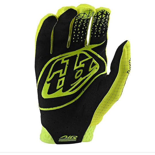Troy Lee Design AIR Cross Enduro Motorcycle Gloves Yellow Fluo