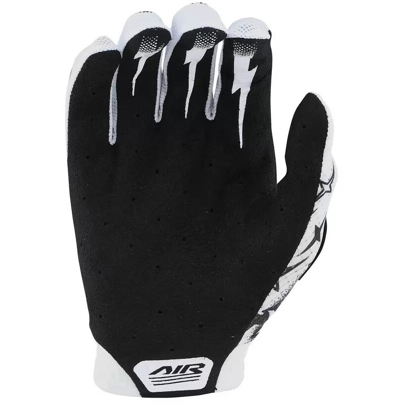 Troy Lee Design AIR GLOVE SKULL DEMON Bike Gloves White Black