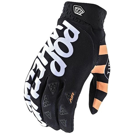 Troy Lee Design Cross Enduro Motorcycle Gloves AIR POP WHEELIES Black