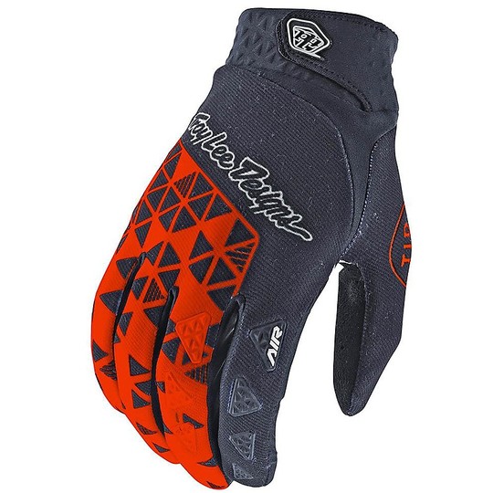 Troy Lee Design Cross Enduro Motorcycle Gloves AIR WEDGE Orange Gray