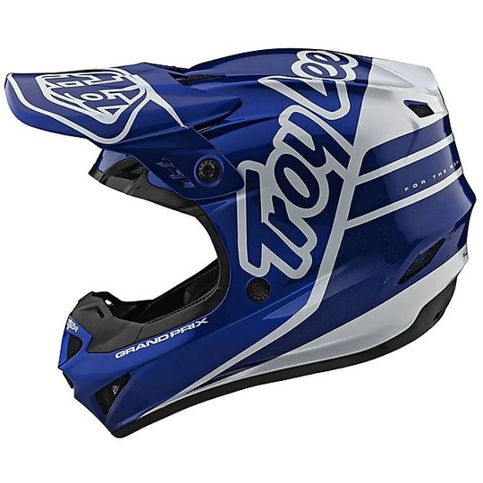 Troy Lee Design Cross Enduro Motorcycle Helmet GP SILHOUETTE Navy White