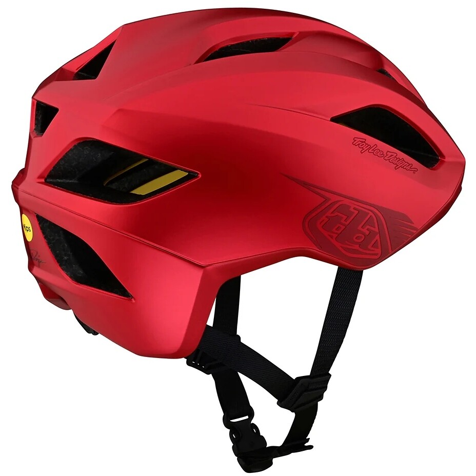 Troy Lee Design Cross Enduro Motorradhelm GRAIL BADGE APPLE Rot